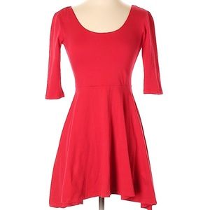 ISO sparkle & fade red small dress